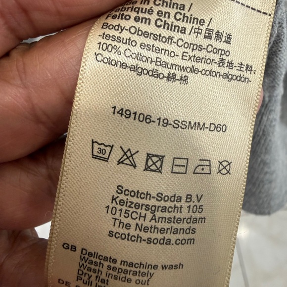 Scotch & Soda Light Gray Crewneck Sweater - Picture 4 of 7